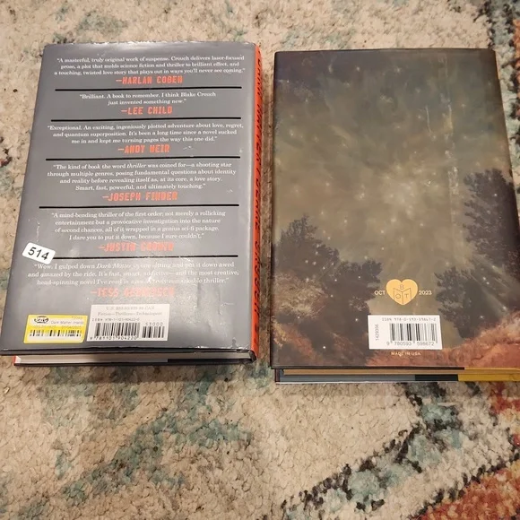 Hardback Book Bundle Botm Book Of The Month Unmaking Of June Farrow Dark Matter - Picture 5 of 6